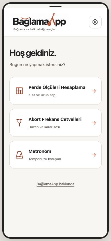 BağlamaApp — İhtiyacınız olan aracı seçin.